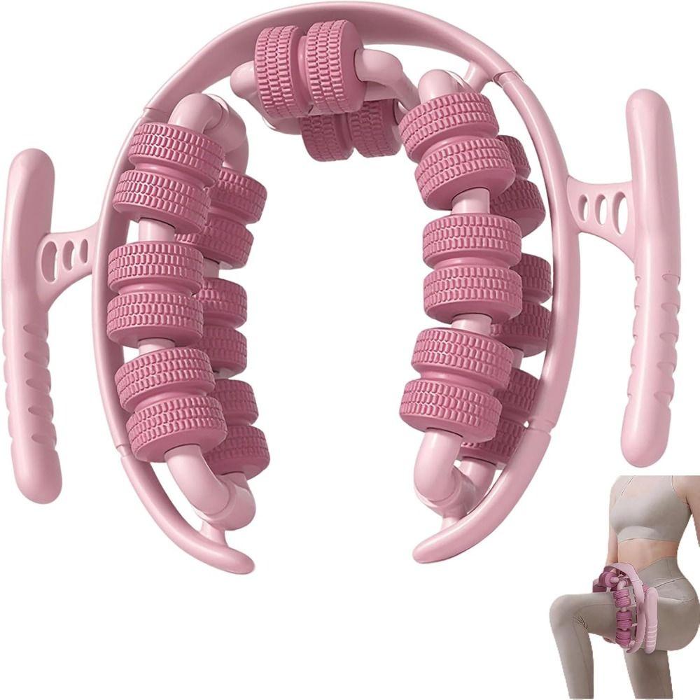 Ring-Shaped Annular Leg Clamp Massager Portable Manual Muscle Massager Roller Post-Workout