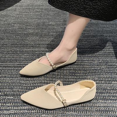 Вечерний ветер с юбкой корейские женские остроносые туфли-балетки туфли Мэри Джейн весна и осень новые французские маленькие ароматные одинарные туфли