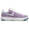 Nike Air Force 1 Crater Flyknit Fuchsia Glow Женские кроссовки Pink Pink-Blast Green-Glow DC7273-500