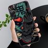 Японская маска Они Дьявольское искусство Чехол для телефона для Samsung A55 A16 A56 A36 A35 A15 A53 A54 A33 A34 A25 A05S A52 A52S A14 A24 A26 A71