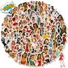 100 European and American Retro Girl Professional Women Graffiti Stickers DIY Decorative Suitcase Notebook Stickers