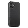 SUTENI J06 Чехол для iPhone 16 Plus Кожаный кошелек с текстурой личи Защитный чехол для телефона Совместим с MagSafe