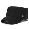 Men's Autumn Flat Top Military-Style Sun Hat - Adjustable for Outdoor, Casual Travel