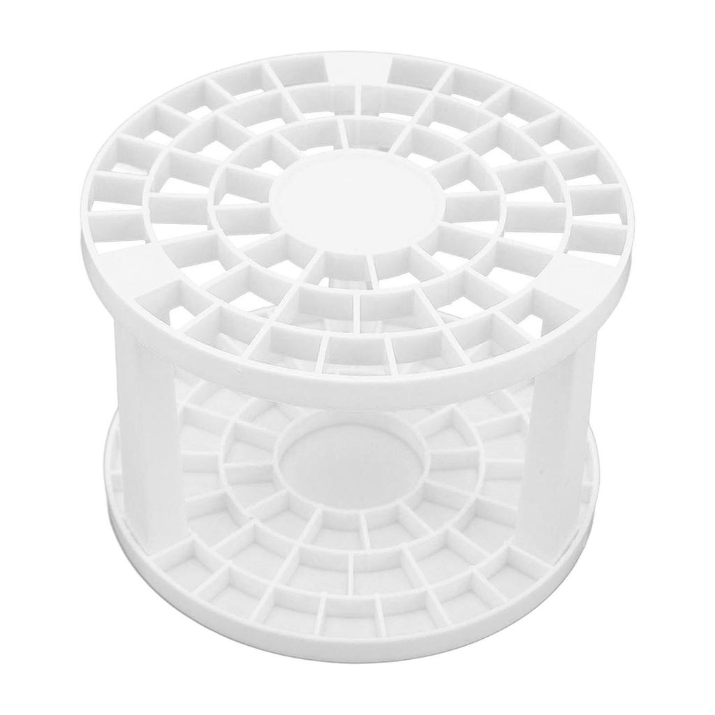 Подставка-органайзер для кистей для макияжа с 49 отверстиями, большой вместимости, многофункциональный держатель для ручек для нейл-арта, для дома, магазина, офиса, белый