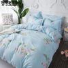  Duvet Cover Bed Soft Cotton Bedding Set Flower Linen Comfortable