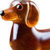 Whiskey Glass Bottle Dachshund Dog Shape Empty Liquor Bottle Decorative Decanter Animal Statue Wine Container