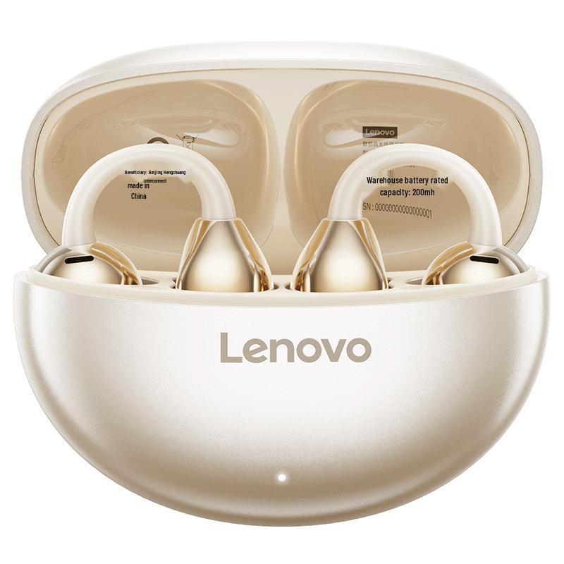 Lenovo TA410 Open-Ear Clip Bone Conduction Bluetooth 5.4 Sport Headphones