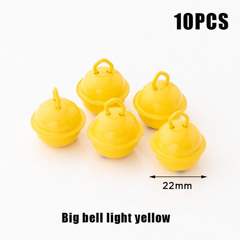 10 шт. 22 мм Красочные Расписные Бубенчики Металлические Круглые Мини Колокольчики Украшения Декор Подвески для Рождества DIY Поделок
