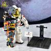 Нетоксичные фигурки астронавтов Moc Space, модель, конструктор, модель, человек из аэрокосмической отрасли, DIY украшение, кубики, игрушка для детей