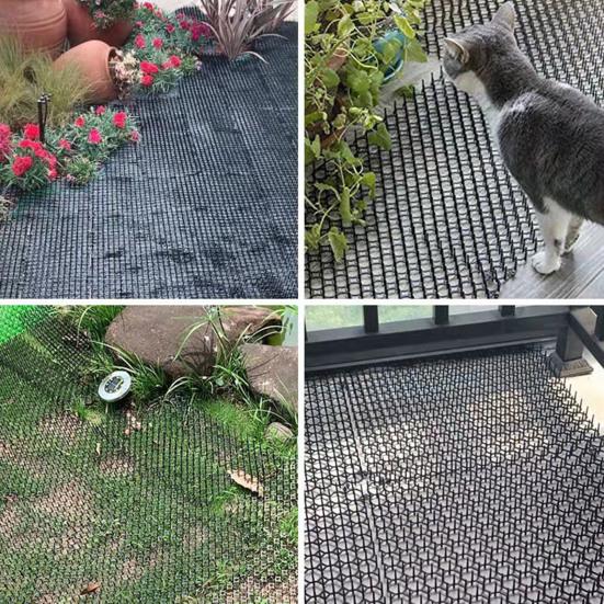 Коврик отпугивающий кошек с шипами Коврик против кошек Подходит для домашних животных Отпугиватель кошек от скатов Садовый забор для животных