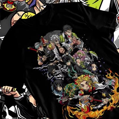 Футболка Хашира Клинок Рассекающий Демонов Kimetsu No Yaiba Тенген Ренгоку Мягкая футболка Все размеры