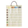 Japanese Product Matsuyoshi Weekly Medication Calendar Wall Pocket (1 Day 4 Times) MY-8115