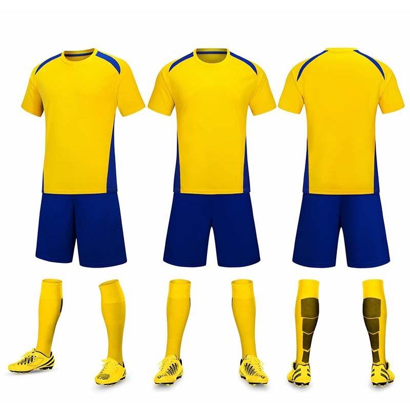 Football Jersey Set Men'S Short-Sleeved Jersey Clothes Primary School Students Printed Jersey Children'S Football Training Jersey