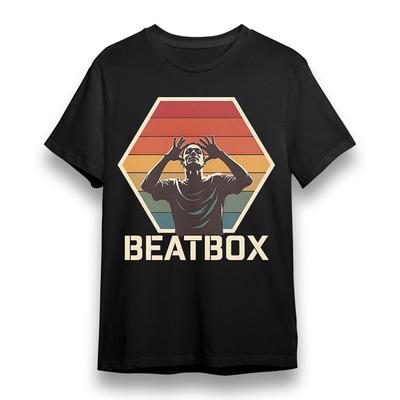 Men's Plus Size T-Shirt Mens Womens Tees Top With Beat Box Style Graphic Unisex Black 100% Cotton Tee