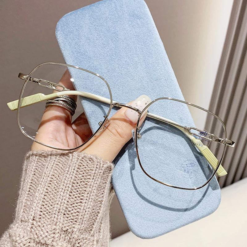 Фоточувствительные очки для близоруких с защитой от синего света, в большой оправе, простой дизайн 7757