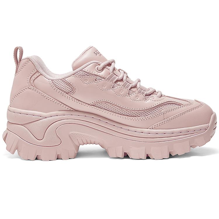 Skechers Hi-Ryze Медовый Торт Обувь Сладкий Крутой Модный Тренд Амортизация Износостойкие Увеличение Роста Низкие Папины Кроссовки Женская кроссовка 177223-ROS