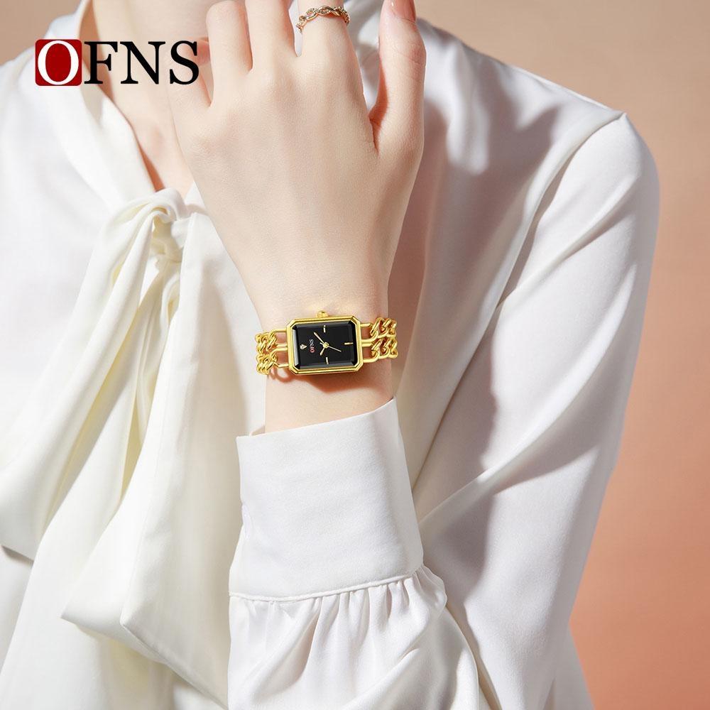 Luxury Women's Quartz Watch Elegant Diamond Dial Stainless Steel Band Waterproof Casual Wristwatch