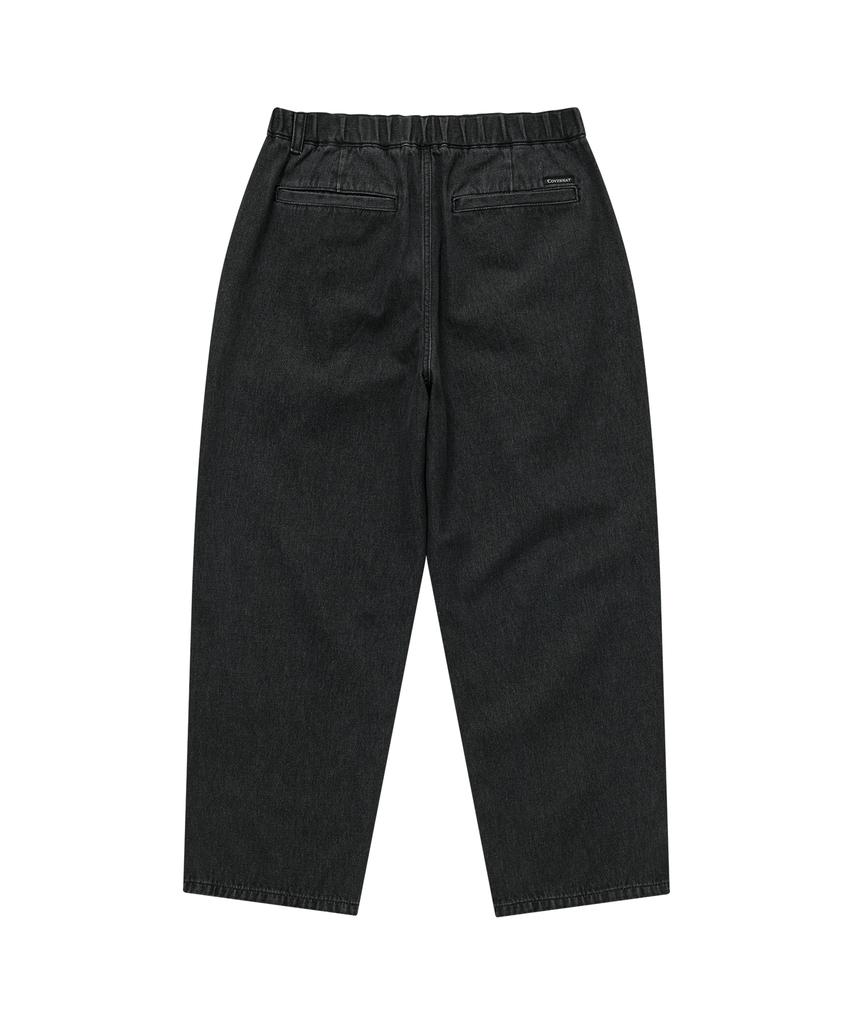 COVERNAT Джинсовые брюки-карго Cordura, полуширокие, черные