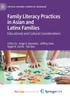 Книга Family Literacy Practices In Asian and Latinx Families : Educational and Cultural Considerations