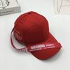 Summer hat female ins small letter baseball cap male, traveling couple sunshade soft top cap tide