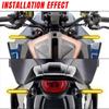 8mm Motorcycle LED Turn Signal Light Amber Blinker Indicators Lights Flowing Water Moto Rear Tail Signal Lamp 12led DRL Lamps