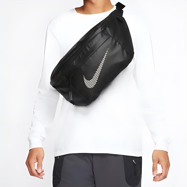 Nike 3M Светоотражающая Полиэстеровая Сумка-Кроссбоди на Плечо Поясная Сумка Унисекс Черная DB4697-010