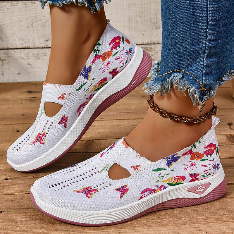 Fashion Women's 2024 Autumn New Color Blocked Fashionable Flat Casual Sports Shoes with Soft Sole and Anti Slip Properties