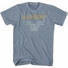 Weezer Stacked Weezer Indigo Heather Adult S/S T-Shirt