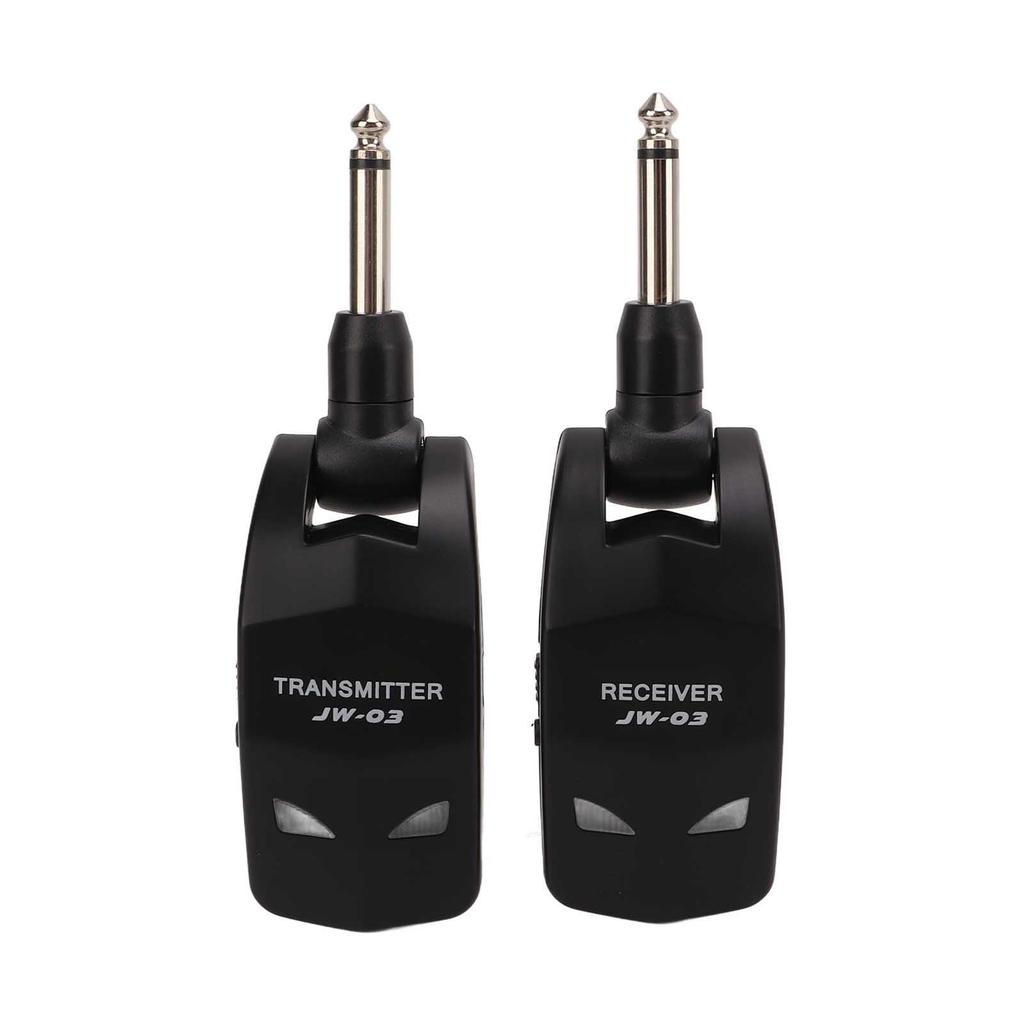 Wireless Guitar System 2.4GHz 12 Channels Audio Wireless Transmitter Receiver for Bass