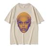 Retro Rapper Doja Cat Face Graphic Tee Shirt Men Women 90s Fashion Classic T Shirts Male Casual High Quality Cotton T-shirt Tops