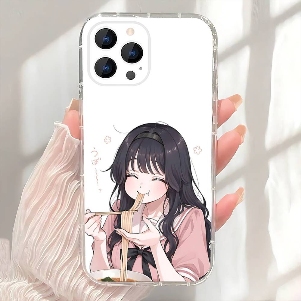 Чехол для телефона Kaoru Hana Wa Rin To Saku для iPhone 17,16,15,14,13,12,11 Pro,Max,Plus,X,XS,XR,SE4,E Mini Прозрачный Мягкий Чехол