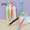 3-Sided Pet Toothbrush Removing Bad Breath Tartar Dog Toothbrush Cat Dental Care Mouth Cleaning Brush for Dogs And Cats