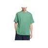 adidas SS24 Sports Lifestyle Series Свободный крой повседневная футболка с коротким рукавом унисекс топы зеленый JD0344