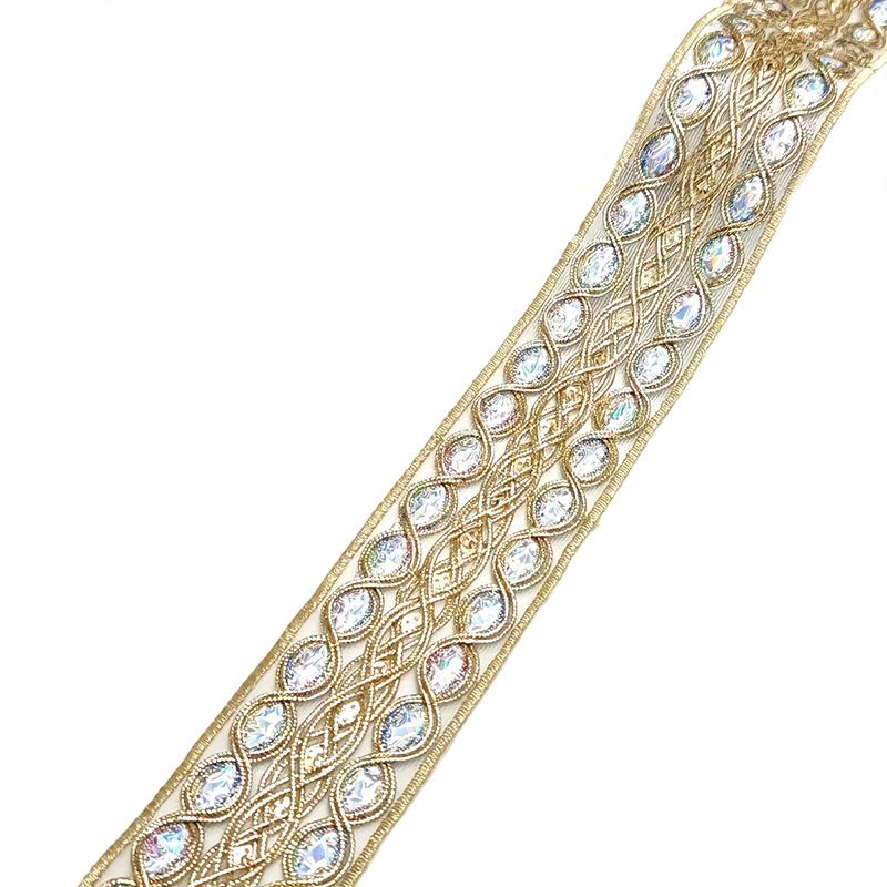 1 Yards DIY Materials Neckline Embellishment Ribbon Gorgeous Lace Embroidery Multi-Function Various Styles