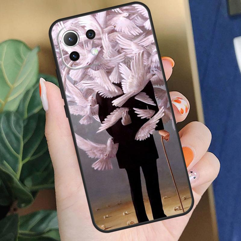 Художественный чехол Рене Магритта Для Xiaomi 15 14 Ultra 13T 14T 15T Pro 17 Pro Max POCO X7 X5 X6 F5 F6 F7 F8 Pro Чехол