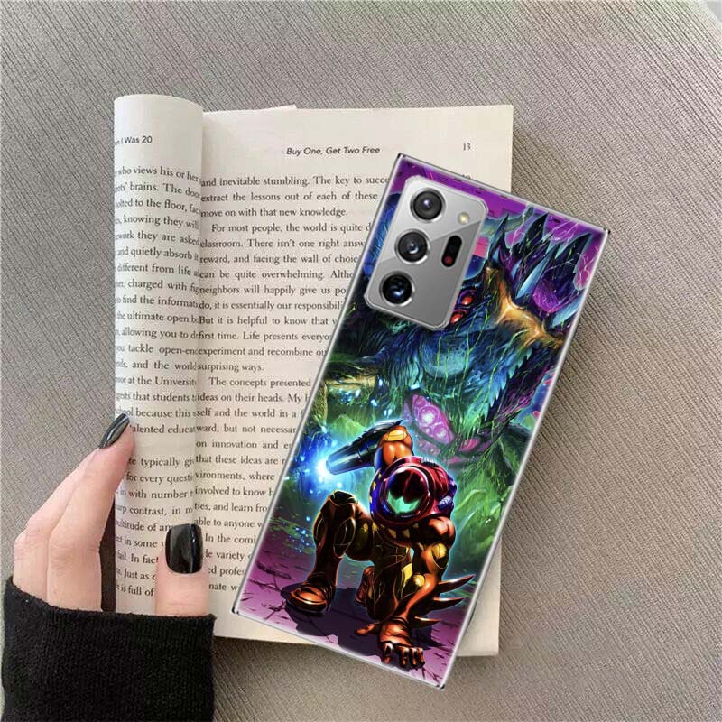 Игровой чехол M-METROID для Samsung Galaxy S25 Edge S24 S23 FE S22 S26 Ultra S21 S20 S10 Plus Capa Мягкий