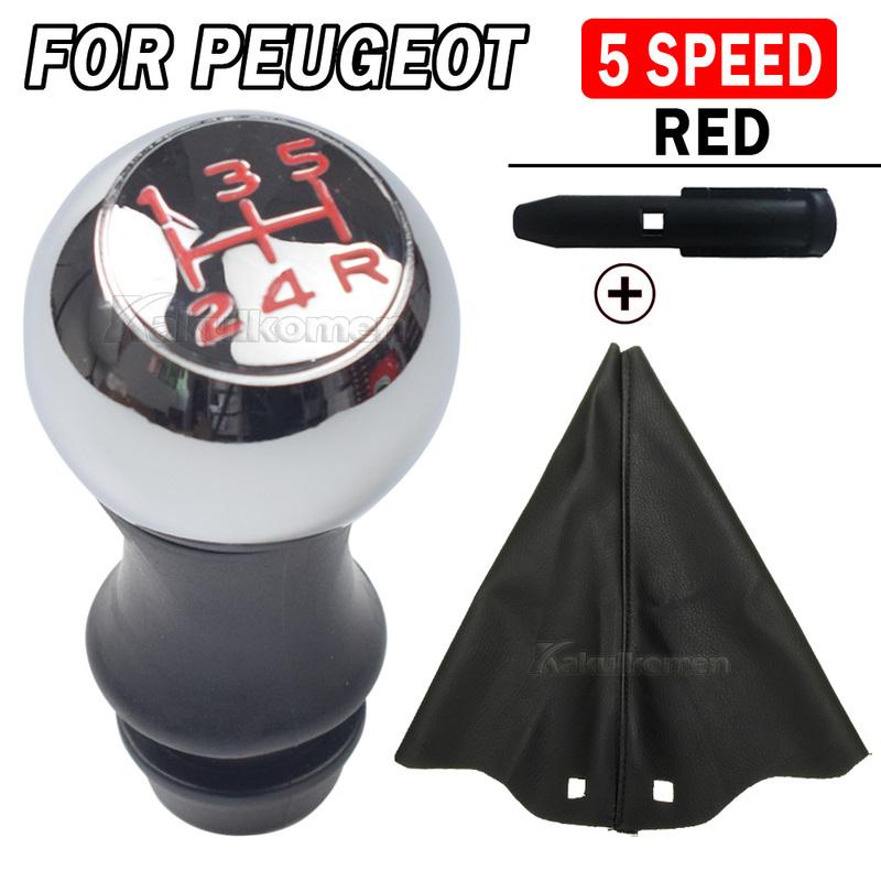 Ручка переключения передач спортивный рычаг 5 6 скоростей для Peugeot 106 206 306 406 107 207 307 407 301 308 2008 3008 1007 Citroen C2 C3 C4