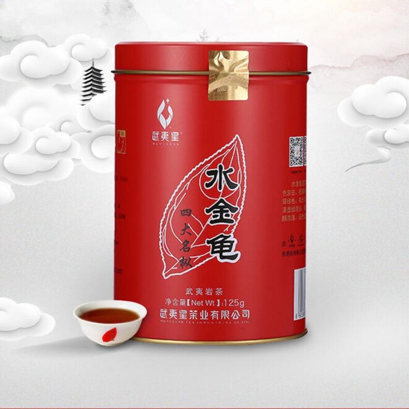 Wuyi Star Shui Jin Gui Золотая водяная черепаха Фуцзянь Улун Каменный чай 125 г/банка