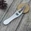 Anti-Rust Handheld Useful Double Row Sawtooth Stainless Steel Fish Scale Remover Fish Peeler
