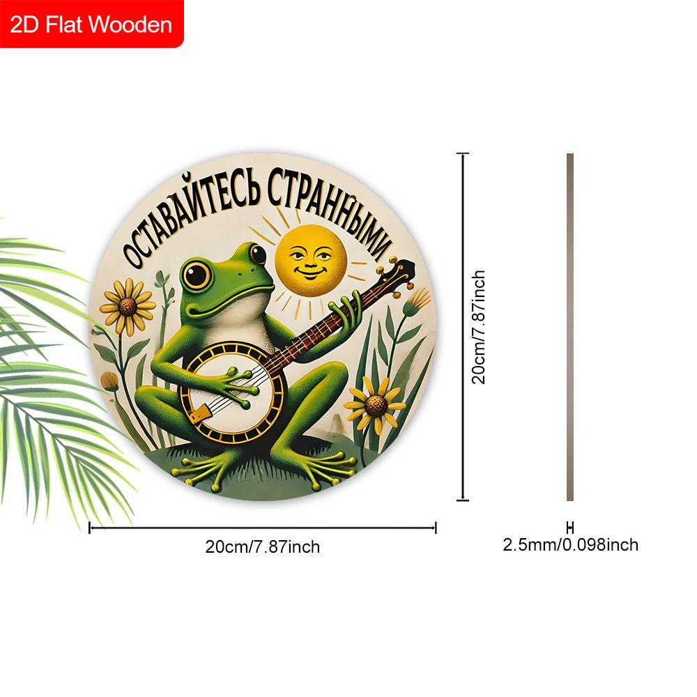 2D плоские деревянные подвесные декоративные таблички, семейное украшение для стены или двери, садовое украшение, подарки на новоселье для друзей