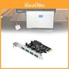 Карта расширения Pcie Usb30 с четырьмя портами для передачи данных на настольный компьютер