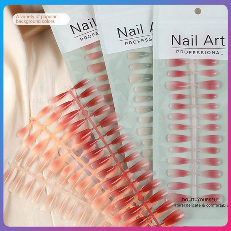 Около 27,5*11 см накладные ногти размазанные доспехи дизайн ногтей готовые накладные ногти розовый акриловый материал 14 стилей фишек для ногтей