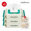 Очищающие салфетки Cica Mild 100 листов x 3 + 5 пакетов