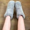 Indoor Women's Slipper Boots Winter Fur Contton Warm Plush Indoor Flat Fuzzy Fluffy Female Room House Shoes Flip Flop Ladies Slide