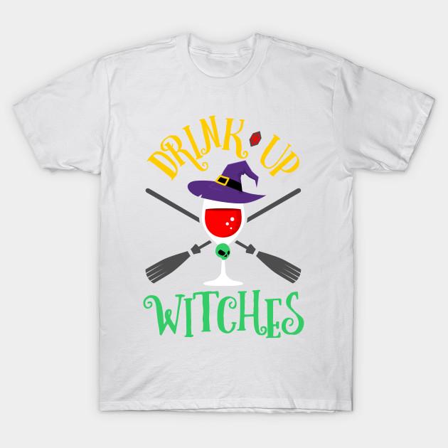 Футболка женская Drink Up Witches Harajuku Print Kawaii футболка летняя женская футболка с коротким рукавом топ футболка