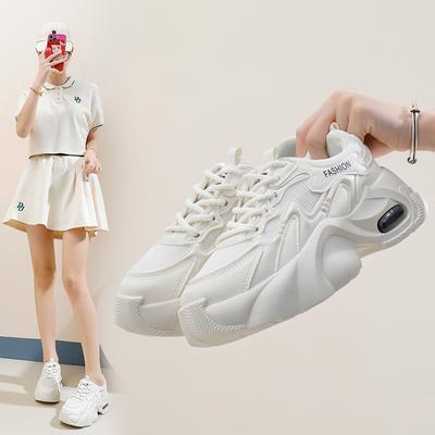 Горячая распродажа весна и осень женская модная дышащая повседневная обувь на толстой подошве удобная спортивная обувь для бега