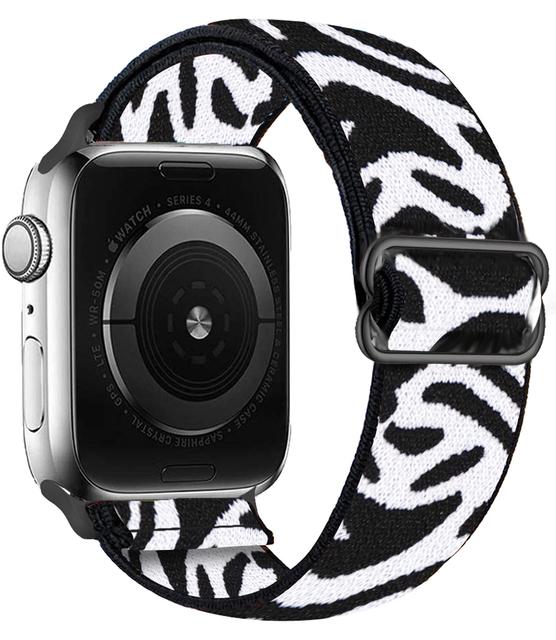 Ремешок-скранчл для Apple watch 10 11 ремешок 40мм 44мм 45мм 41мм 46мм 49мм Эластичный ремешок iWatch серия 9 8 7 se Ultra2 3