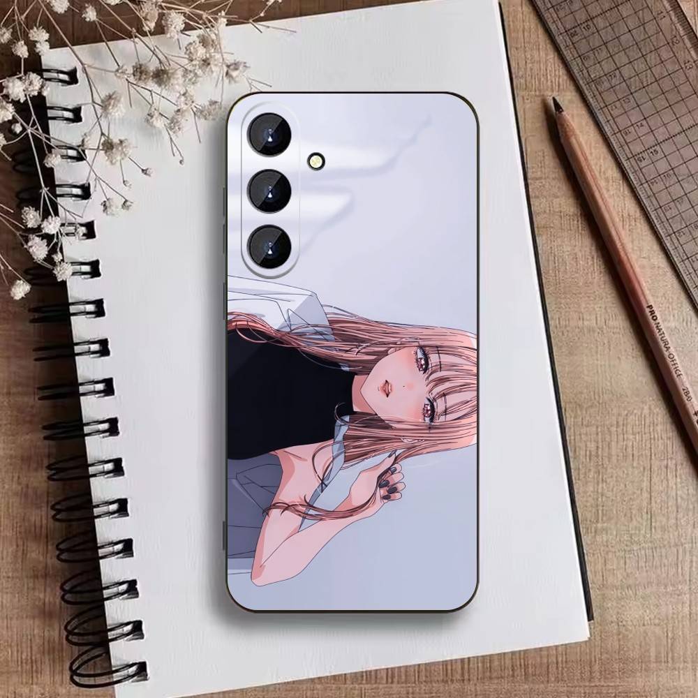 J-Darling Марин Китагава Цветной Серебристый Чехол для Телефона Для Samsung Galaxy A73,A21s,A22,A31,A52,A53,A71,A41 Мягкий Черный Корпус