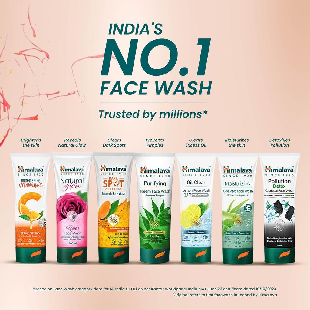 Himalaya Гель для умывания Natural Glow Kesar, 2 шт. по 150 мл. Освежающее сияние кожи с кашмирским шафраном и мятой