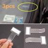 3PCS Auto Ticket Map Mini T-shape Transparent Eco-friendly Ticket Folder for Car Office Home